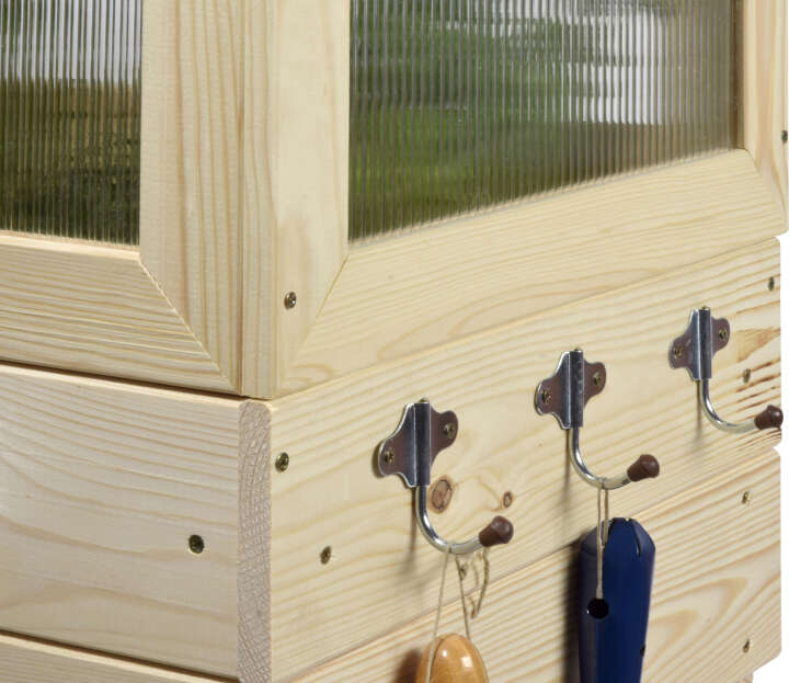 dobar Erhöhtes Frühbeet mit Tisch & Haken